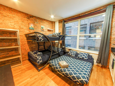 Between 5th Ave and Broadway Avenue crossing with 34th Street, right in the hear  Loft in New York · ★4.58 · Studio · 3 beds · 1 bath Entire loft vacation rental 50761483