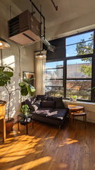 Welcome to our home. <br />Loft is an open space with one bedroom near window an New York, NY Loft in Brooklyn · ★5.0 · 1 bedroom · 1 bed · 1 bath Entire loft vacation rental 32381021