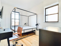 - Furnished room in a brand new luxury building in Bushwick, 5th floor (elevator New York, NY Serviced apartment in Brooklyn · 1 bedroom · 1 bed · 1 shared bath Private room in serviced apartment vacation rental 53656904