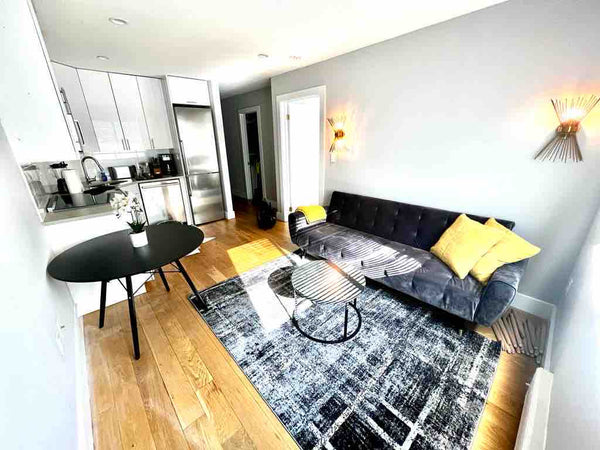 Stylish and modern  one bedroom apartment. Comfortable and peaceful stay steps f New York, NY Rental unit in New York · ★4.56 · 1 bedroom · 1 bed · 1 bath Entire rental unit vacation rental 741904760414691668