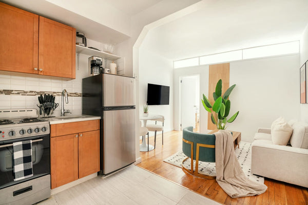 Welcome to your urban sanctuary in the heart of Hell's Kitchen. Indulge in the a New York, NY Rental unit in New York · ★New · 1 bedroom · 1 bed · 1 bath Entire rental unit vacation rental 1060239147534903352