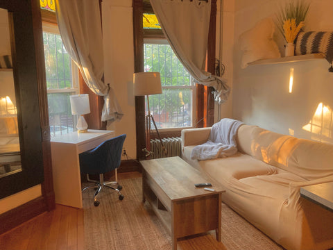 Beautiful exposed brick, comfortable bedroom. Beautiful kitchen , brand new blue New York, United States Home in Brooklyn · ★4.79 · 1 bedroom · 1 bed · 1 shared bath Private room in home vacation rental 21110408