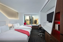 Our Deluxe Double offers two double beds and 366 square feet of space, as well a  Hotel in New York · 1 bedroom · 1 bed · 1 bath Room in hotel vacation rental 894877034556090428
