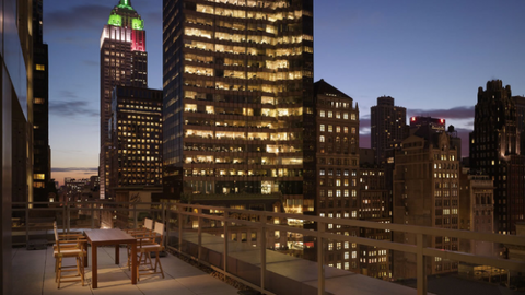 <b>Andaz 5th Avenue collects a $46 per night resort fee at check-in.</b> This is Oakland, CA Hotel in New York · 1 bedroom · 1 bed · 1 private bath Room in hotel vacation rental 904527520773041664