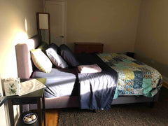 Spacious and bright bedroom, great location close to trains, 3 stops to midtown  New York, NY Rental unit in New York · ★4.84 · 1 bedroom · 1 bed · 1 shared bath Private room in rental unit vacation rental 30251760