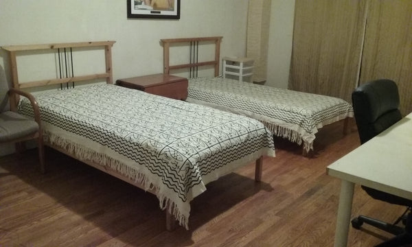 The room suitable for two but can be one person too.  Shared room if two people  New York, NY Rental unit in Queens · ★5.0 · 1 bedroom · 2 beds · 1 shared bath Shared room in rental unit vacation rental 33454764