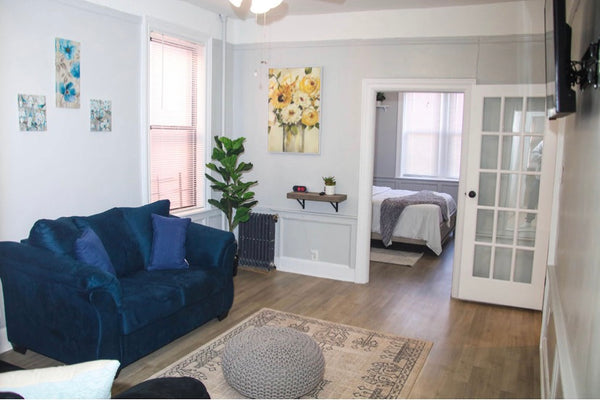 Spacious two bedroom apartment with fully equip-kitchen , living room and office  Rental unit in Brooklyn · ★4.94 · 2 bedrooms · 2 beds · 1 bath Entire rental unit vacation rental 765087818851158191