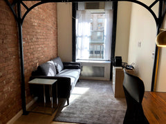 This studio is small but well design and carefully thought out. With a wrought i  Rental unit in New York · ★5.0 · Studio · 1 bed · 1 bath Entire rental unit vacation rental 710826296034073493