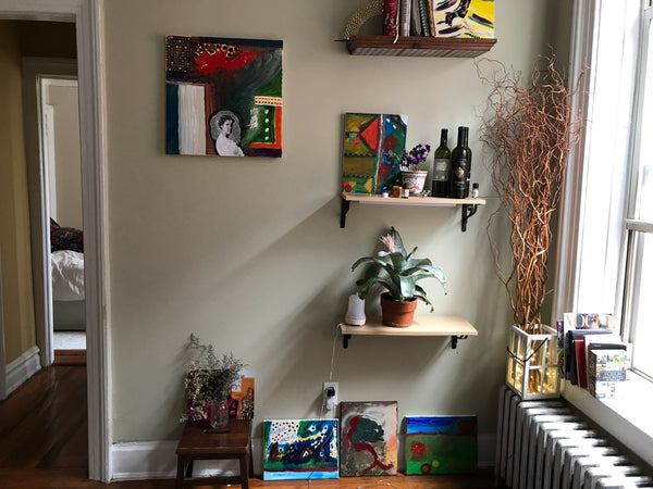 This apartment has a creamy soft lighting and is filled with colorful art repres New York, NY Rental unit in New York · ★4.0 · 1 bedroom · 1 bed · 1 bath Entire rental unit vacation rental 19621610