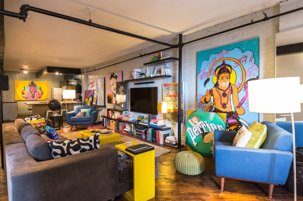 The apartment is located downtown Manhattan, this renovated artist loft offers o New York, NY Loft in New York · ★4.97 · 1 bedroom · 1 bed · 1 shared bath Private room in loft vacation rental 5298896
