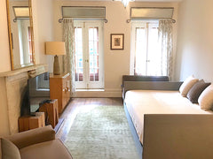 Relax in this calm, spacious guest bedroom.<br />Landmark Townhouse in Chelsea H New York, NY Home in New York · 1 bedroom · 1 bed · 1 private bath Private room in home vacation rental 964490043156249684