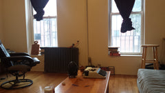 Hardwood floors, 1 bedroom in apartment with living room in Brownstone.  Spaciou San Francisco, CA Floor in new york · 1 bedroom · 1 bed · 1 bath Floor vacation rental 14856763