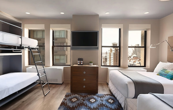 Make Times Square your home base for adventure when you stay at this convenientl  Hotel in New York · ★New · 3 bedrooms · 12 beds · 3 baths Room in hotel vacation rental 1055715974330280991