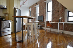 The loft features a large open floor plan with a brand new kitchen featuring sta New York, NY Serviced apartment in Brooklyn · ★5.0 · Studio · 1 bed · 1 bath Entire serviced apartment vacation rental 2108178