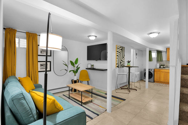 Kick back and relax in this calm, stylish space. This 1 bedroom basement apartme New York, NY Home in Queens · 1 bedroom · 1 bath Entire home vacation rental 883358284050364264