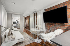 A super cozy three bedroom apartment in Little Italy a block away from Chinatown  Rental unit in New York · ★4.33 · 3 bedrooms · 3 beds · 1 bath Entire rental unit vacation rental 49011831