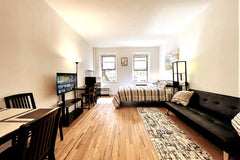 Sunny and beautifully furnished studio!  South Facing, High ceilings, located on New York, NY Rental unit in New York · ★5.0 · Studio · 2 beds · 1 bath Entire rental unit vacation rental 46638688