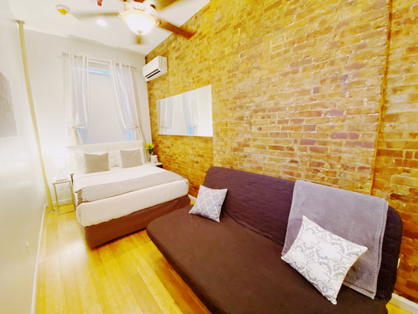 Spend your time in New York City relaxing in a chic studio in the heart of one o  Boutique hotel in New York · ★4.28 · 1 bedroom · 2 beds · 1 private bath Room in boutique hotel vacation rental 35545525