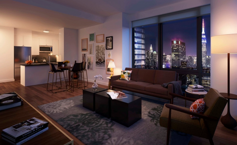 Beautiful 360° floor to ceiling windows corner unit in one of the nicest buildin  Loft in New York · 1 bedroom · 1 bed · 1 bath Entire loft vacation rental 40157251