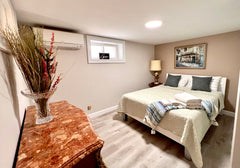 It is a suite in Basement, with plenty of space and comfortable ceiling height.  New York, NY Home in Queens · ★4.87 · 1 bedroom · 2 beds · 1 private bath Private room in home vacation rental 656542401937235958