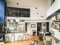 Light pours through floor-to-16 ft-ceiling windows from two sides in this modern Los Angeles, CA Rental unit in Brooklyn · ★5.0 · 1 bedroom · 1 bed · 1 bath Entire rental unit vacation rental 7764285