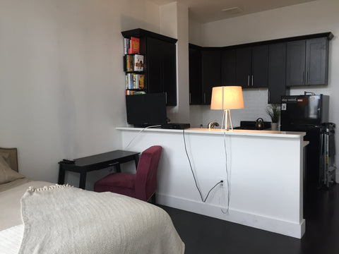 Beautifully lit, high-ceiling studio (with terrace) in the heart of Williamsburg New York, NY Rental unit in New York · Studio · 1 bed · 1 bath Entire rental unit vacation rental 4691649