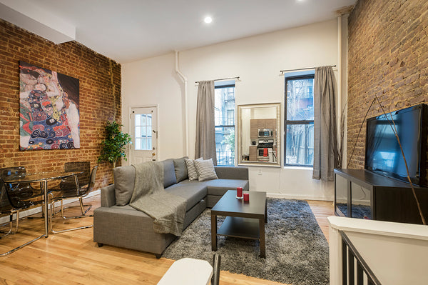 Our apartment has a HUGE living room area with open kitchen and super tall ceili New York, NY Condo in New York · ★4.0 · 2 bedrooms · 3 beds · 1 bath Entire condo vacation rental 37763951