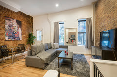 Our apartment has a HUGE living room area with open kitchen and super tall ceili New York, NY Condo in New York · ★4.0 · 2 bedrooms · 3 beds · 1 bath Entire condo vacation rental 37763951