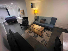 Very large room in the basement. Queen size bed, large 6 drawer dresser and hang  Rental unit in Brooklyn · ★4.47 · 5 bedrooms · 2 beds · 2.5 shared baths Private room in rental unit vacation rental 53633241