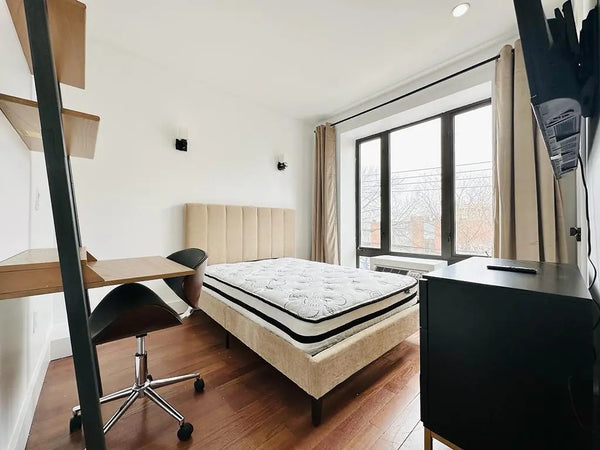 - Furnished room, in a 4 bedroom 2 bathroom, new building, washer / dryer in uni New York, NY Rental unit in Brooklyn · 4 bedrooms · 1 bed · 2 shared baths Private room in rental unit vacation rental 852055362497766950