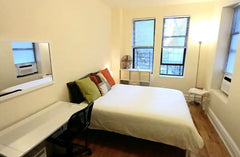 Furnished hardwood floor private room, full size bed, linens, desk, closet, AC,  New York, NY Rental unit in New York · ★4.85 · 1 bedroom · 1 bed · 1 shared bath Private room in rental unit vacation rental 49713396