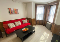 Lovely 1-bedroom offers all this:<br /><br />- air conditioning in the summer (a New York, NY Rental unit in Brooklyn · ★4.81 · 1 bedroom · 2 beds · 1 bath Entire rental unit vacation rental 48676981