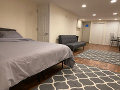 Private guest studio suite located in the basement of the house, with a full bat New York, NY Rental unit in Queens · ★4.65 · 1 bedroom · 2 beds · 1 bath Entire rental unit vacation rental 50487150
