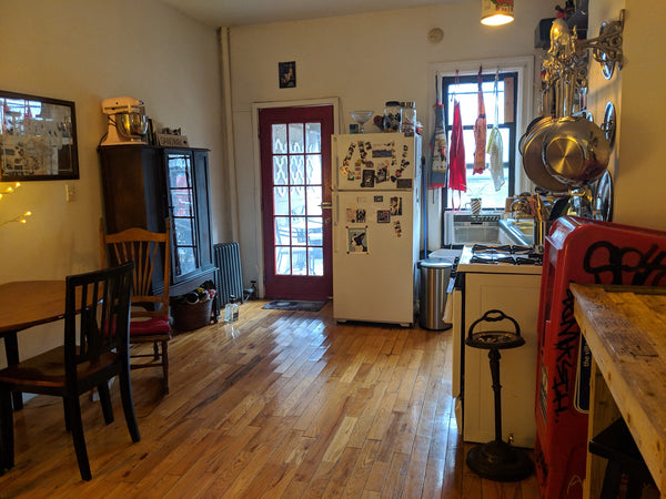 Comfortable railroad-style apartment in Williamsburg available while my roommate New York, NY Rental unit in Brooklyn · ★5.0 · 2 bedrooms · 3 beds · 1 bath Entire rental unit vacation rental 33014255