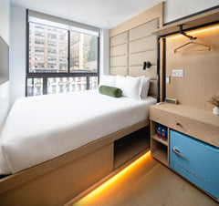 Discover a warm and inviting atmosphere in our Queen Size Room. Located near Gra New York, NY Hotel in New York · ★4.78 · 1 bedroom · 1 bed · 1 bath Room in hotel vacation rental 954247659556022271