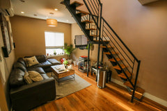 A private bedroom with a desk and bath on the first floor of a spacious Williams New York, NY Rental unit in Brooklyn · ★4.67 · 1 bedroom · 1 bed · 1 private bath Private room in rental unit vacation rental 22244184