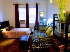 Bright, Furnished Studio with Office and Closet Space in an Elevator/ Laundry Bu New York, NY Rental unit in New York · Studio · 2 beds · 1 bath Entire rental unit vacation rental 46480702