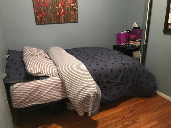 Cozy room with a queen size bed and a queen size air mattress with place to stor Munich, Germany Rental unit in New York · 1 bedroom · 2 beds · 2 shared baths Private room in rental unit vacation rental 21813179