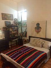 The bedroom is filled with artwork and reiki infused crystals for your healing p New York, NY Rental unit in Brooklyn · 1 bedroom · 1 bed · 1 bath Private room in rental unit vacation rental 8605739