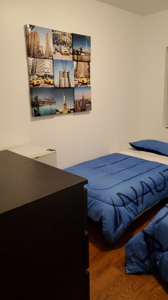 The bedroom is cozy and very comfortable. It has a whole separate closet with an New York, NY Home in Queens · 1 bedroom · 2 beds · 1 shared bath Private room in home vacation rental 47476719
