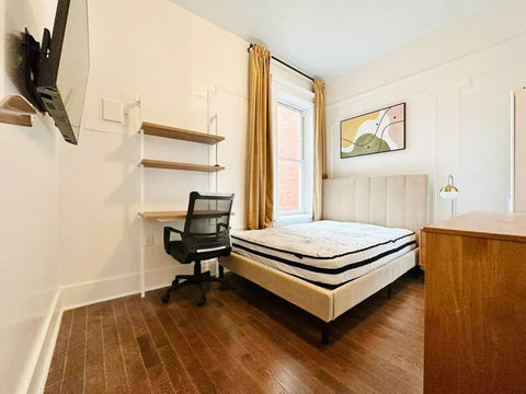 - Furnished room in a 5 bedroom, 2 bathroom gut renovated apartment in Crown Hei New York, NY Rental unit in Brooklyn · 5 bedrooms · 1 bed · 2 shared baths Private room in rental unit vacation rental 875920173051352993