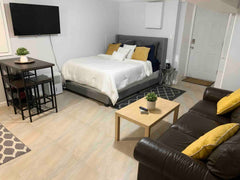 Studio Apartment located in the basement of a Canarsie  home. Separate entry to   Rental unit in Brooklyn · ★4.74 · 1 bedroom · 1 bed · 1 bath Entire rental unit vacation rental 51303562