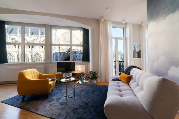 This beautiful two-bedroom apartment is full of light and the huge windows are o Brussels, Belgium Sweet Inn | Contemporary 2BR near Sablon Cathedral Entire rental unit vacation rental 21119006