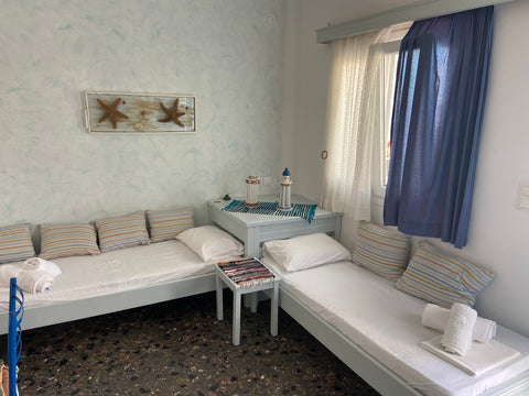 A small studio in the centre of the town in Ios island ! One double bed and two  Alimos, Greece Comfortable studio for 4 Entire rental unit vacation rental 47594426