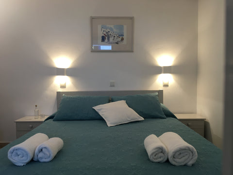 Authentic Greek warm hospitality. Traditional cycladic architecture. Spacious fu  STEFANO Apartments - Ground floor apartment for 4 Private room in bed and breakfast vacation rental 43066180