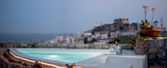 The Red Cliff Villa poses in between the view of the caldera &the view of Akroti Athens, Greece Red Cliff Villa Cycladic home vacation rental 6611889
