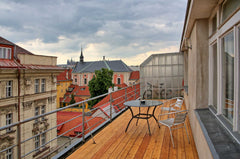 Large apartment with 3 bedrooms is located directly in the centre of Prague, in  Hlavní město Praha, Czechia Apartment Vorsilska with terrace Entire rental unit vacation rental 13434533