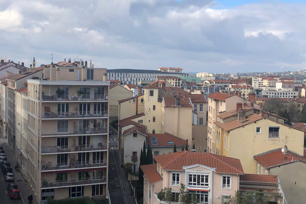 Dans un grand appartement lumineux et bien exposé, petite chambre fonctionnelle  Lyon, France Chambre agréable,  dans bel appart  avec vue Private room in condo vacation rental 30884947