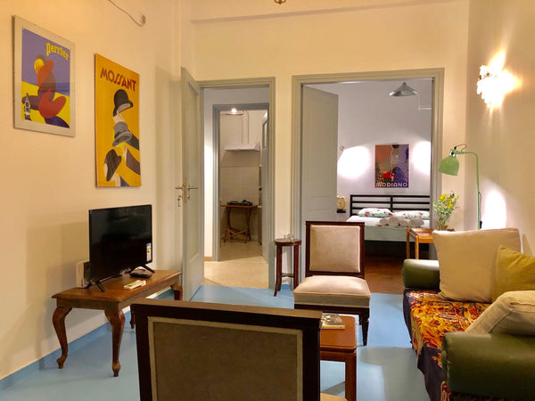 Are you ready to choose for yourself a great room in AThens, in an apartment in  Greece PopUp Art Apartment room2 - Bohemian Style Private room in rental unit vacation rental 28190959