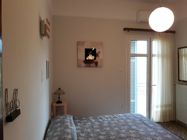 It is a spacious  room with its kitchenette and its private bathroom, with a dou Athens, Greece Margarita's Little Appartment in Town Heart Entire rental unit vacation rental 15339105